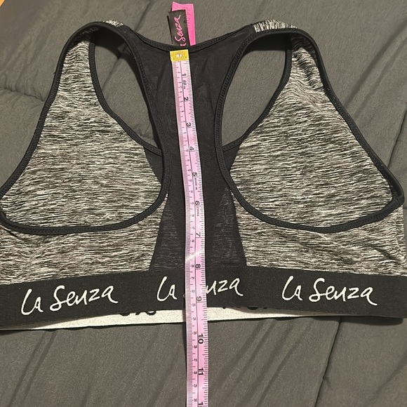 La Senza Gray and Black Sports Bra with Racerback Design - Picture 5 of 6